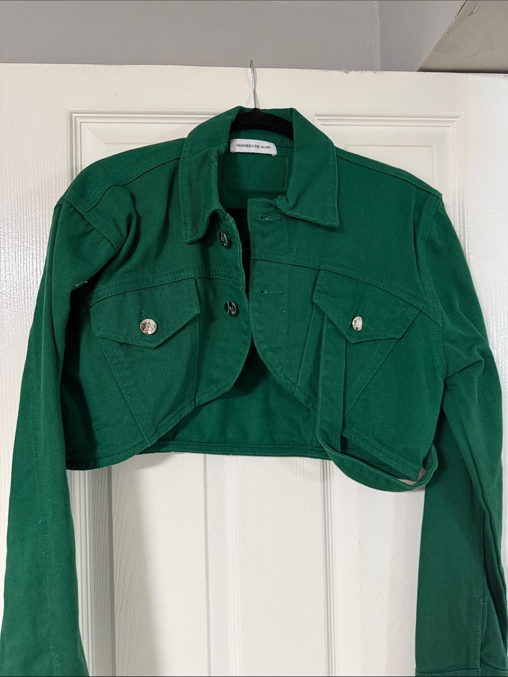 Maniere De Voir Cropped Jacket